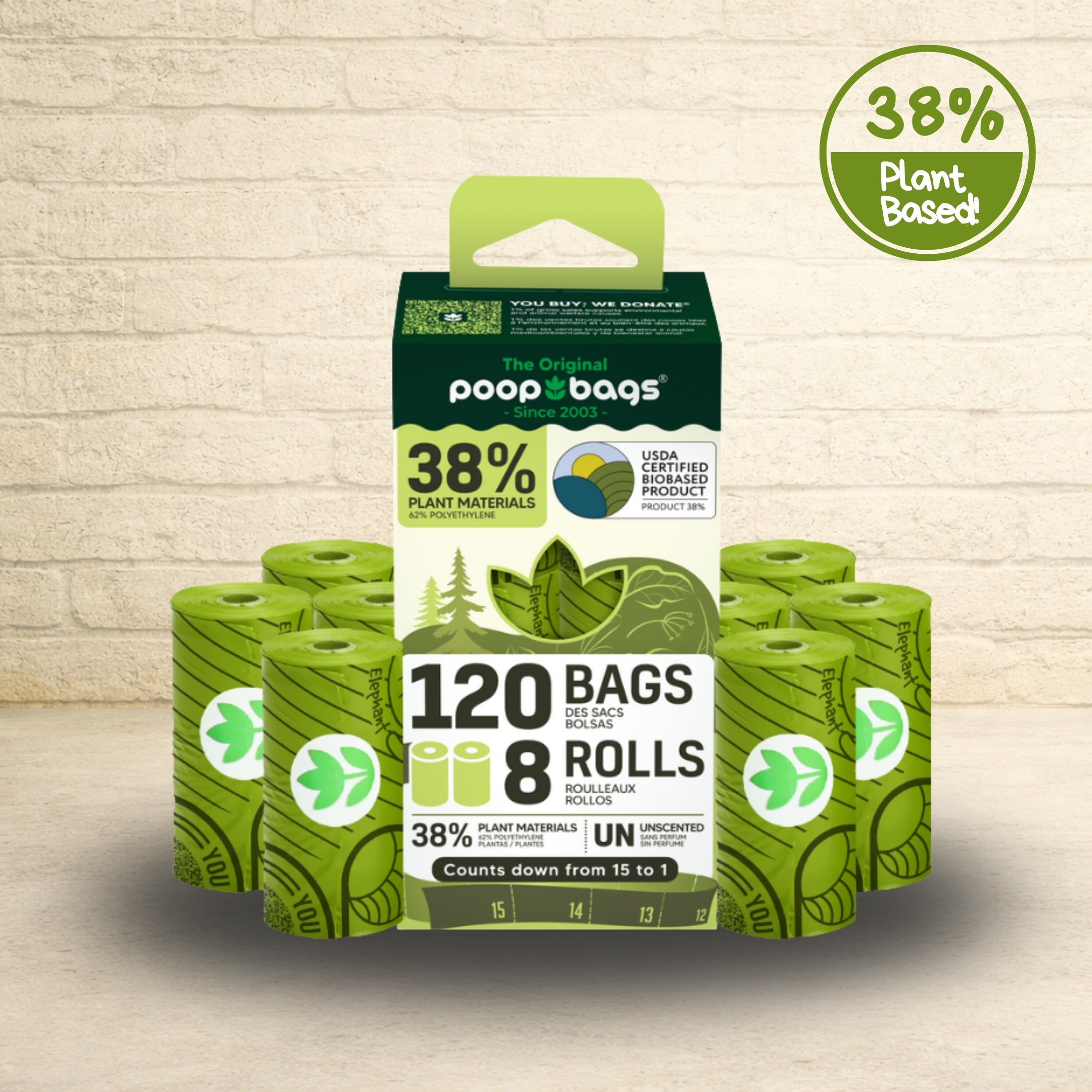 Countdown Rolls® Unscented Poop Bags