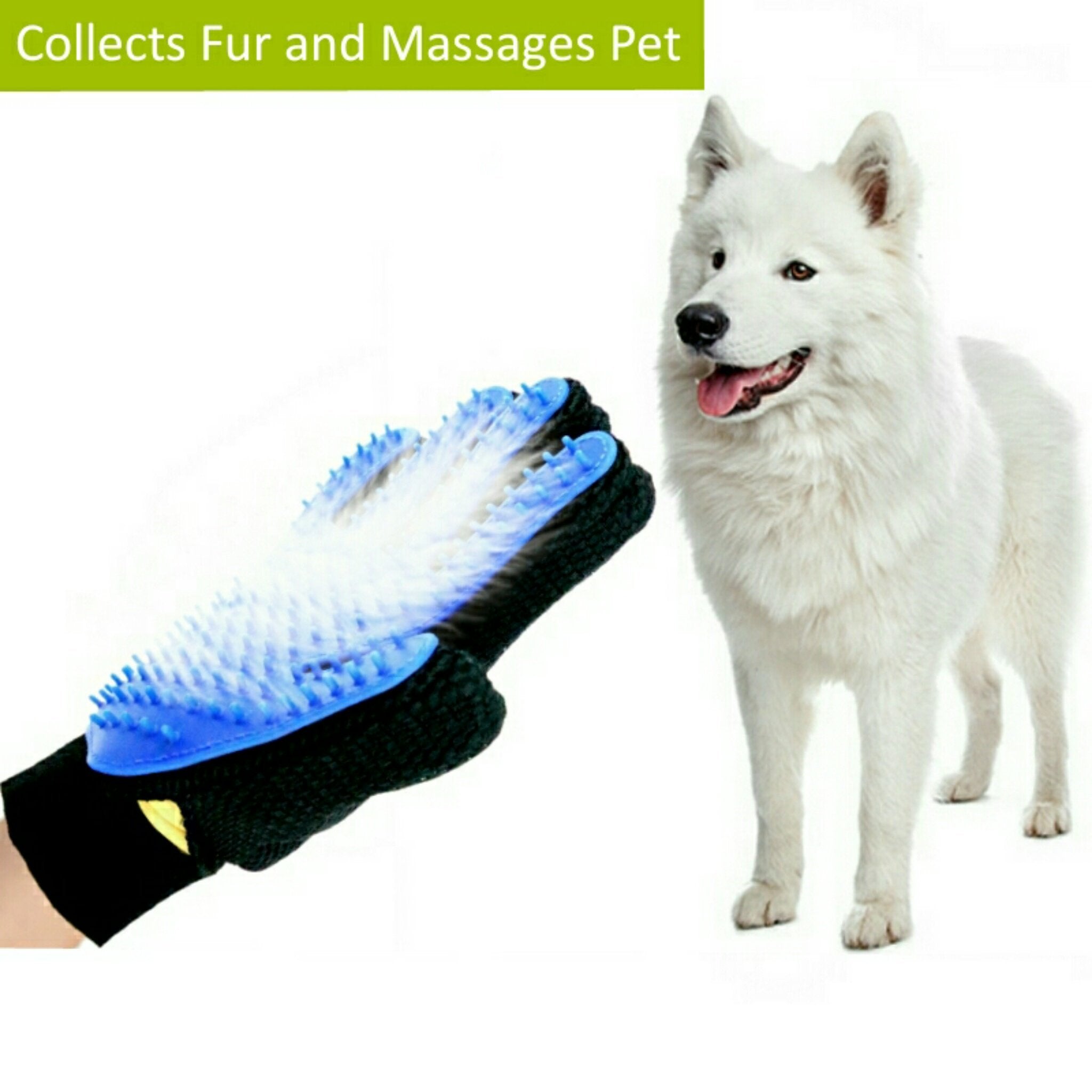 Mr. Peanut's 2 Pak HanD 259 Pet Grooming Gloves
