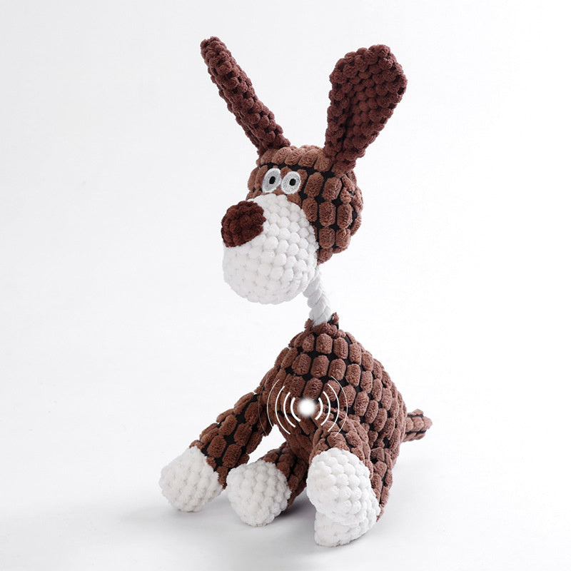 Plush Dog Toy Animal Shaped Dog Chew Toys