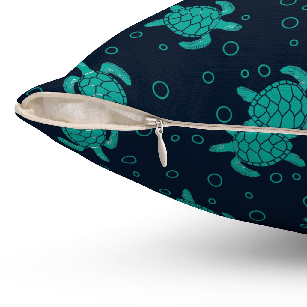 Sea Turtle Pattern Pillow | Throw Pillow