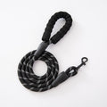 Foam handle nylon round rope dog leash