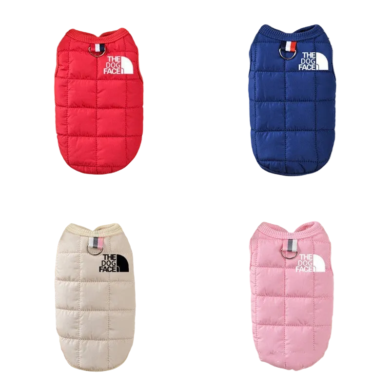 Dog clothing winter cotton dog vest jacket