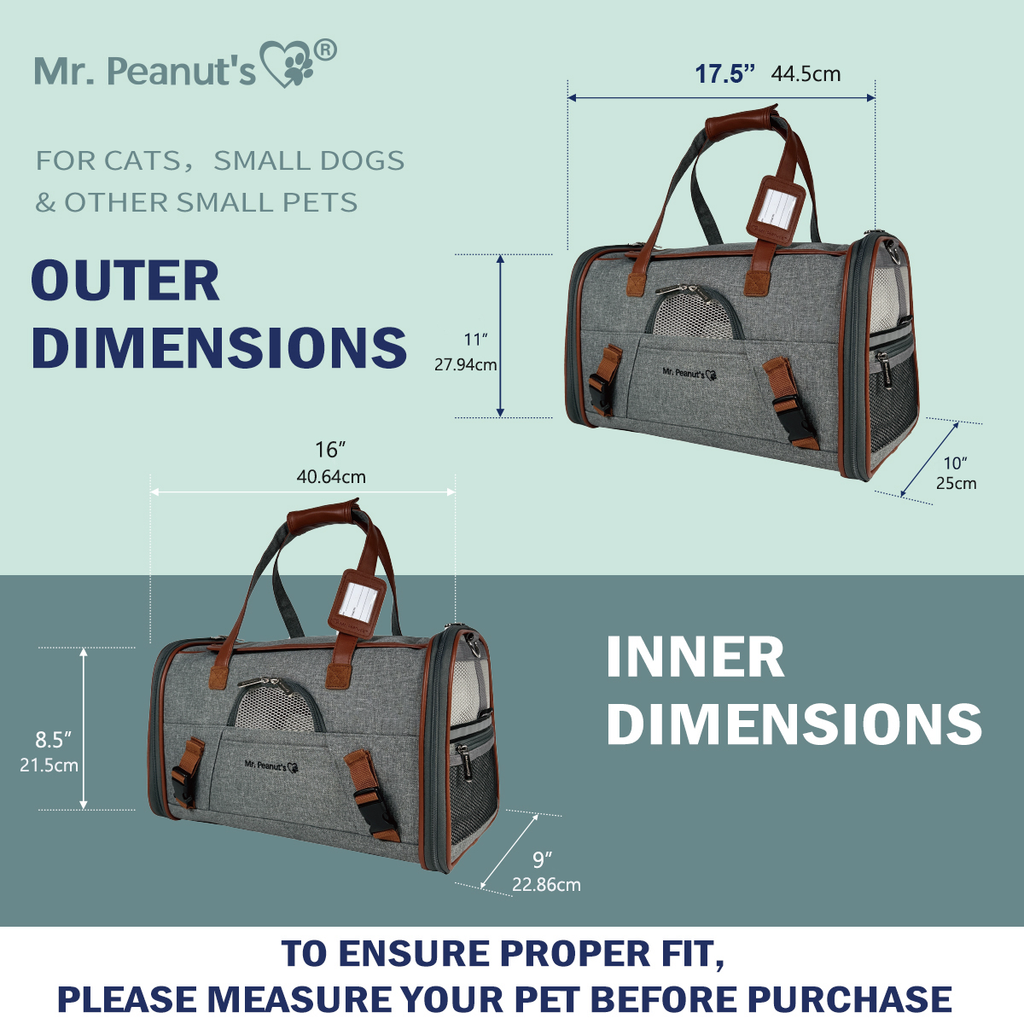 Mr. Peanut's Gold Series Airline Pet Carrier