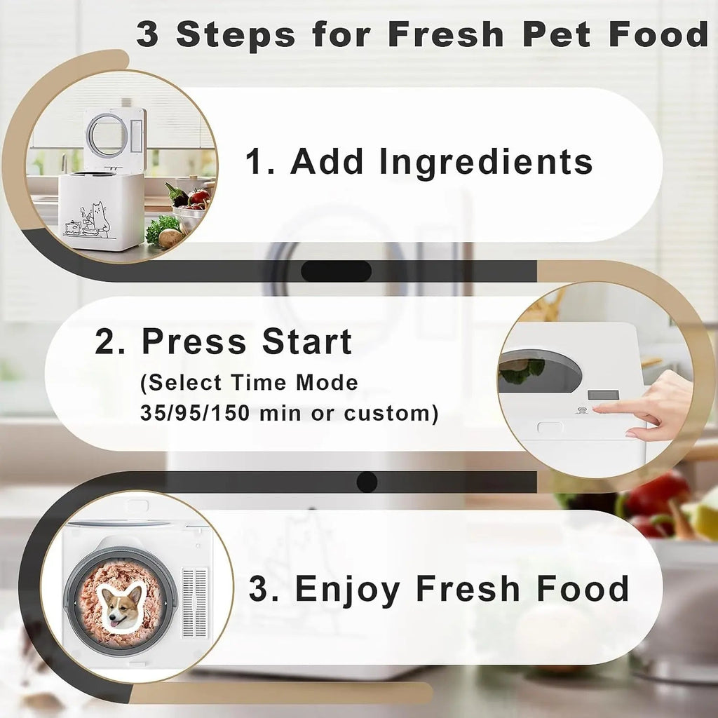Pet Fresh Food Maker 5 in 1 Dog Food Maker 2.5L