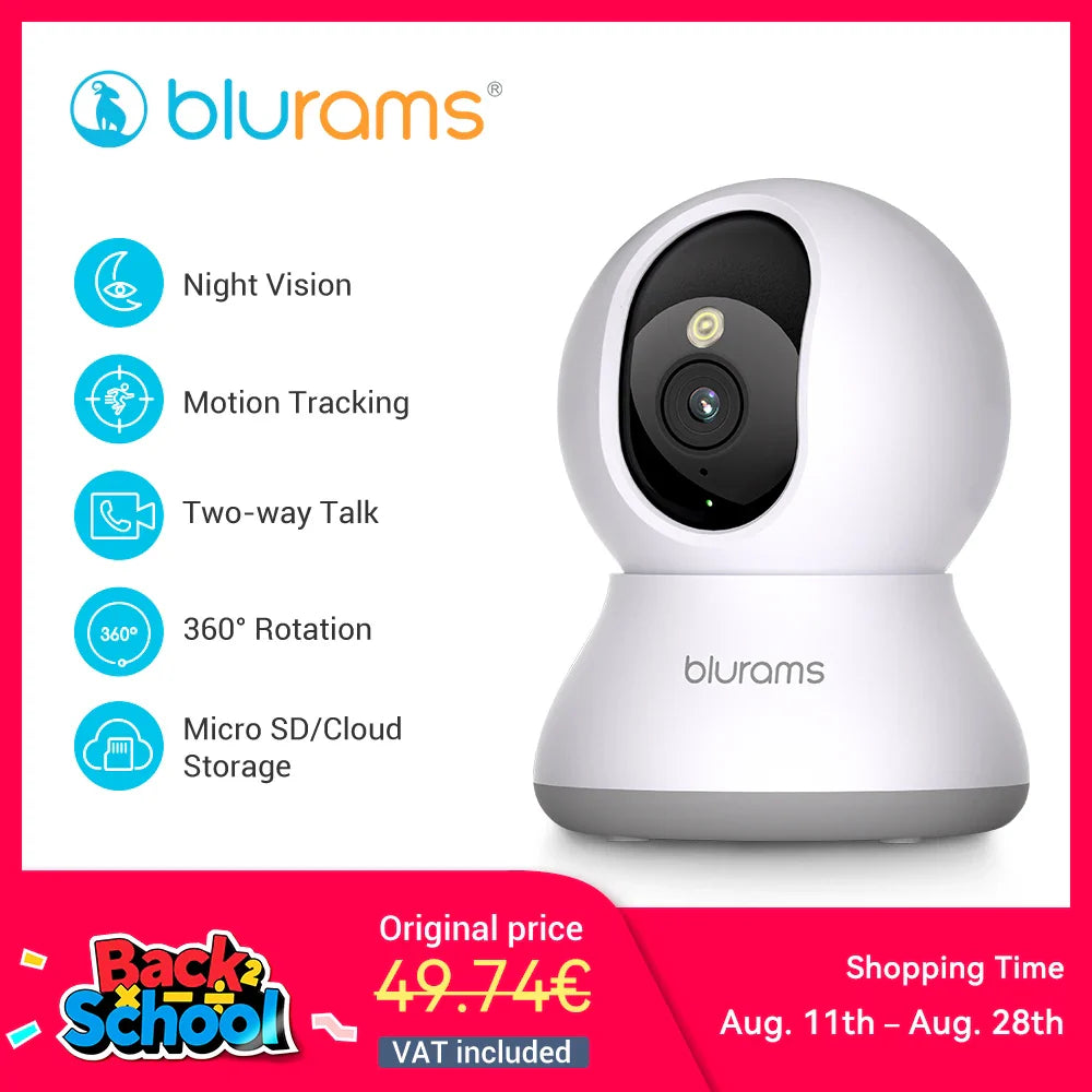 Blurams 2.4＆5G WiFi Indoor Camera