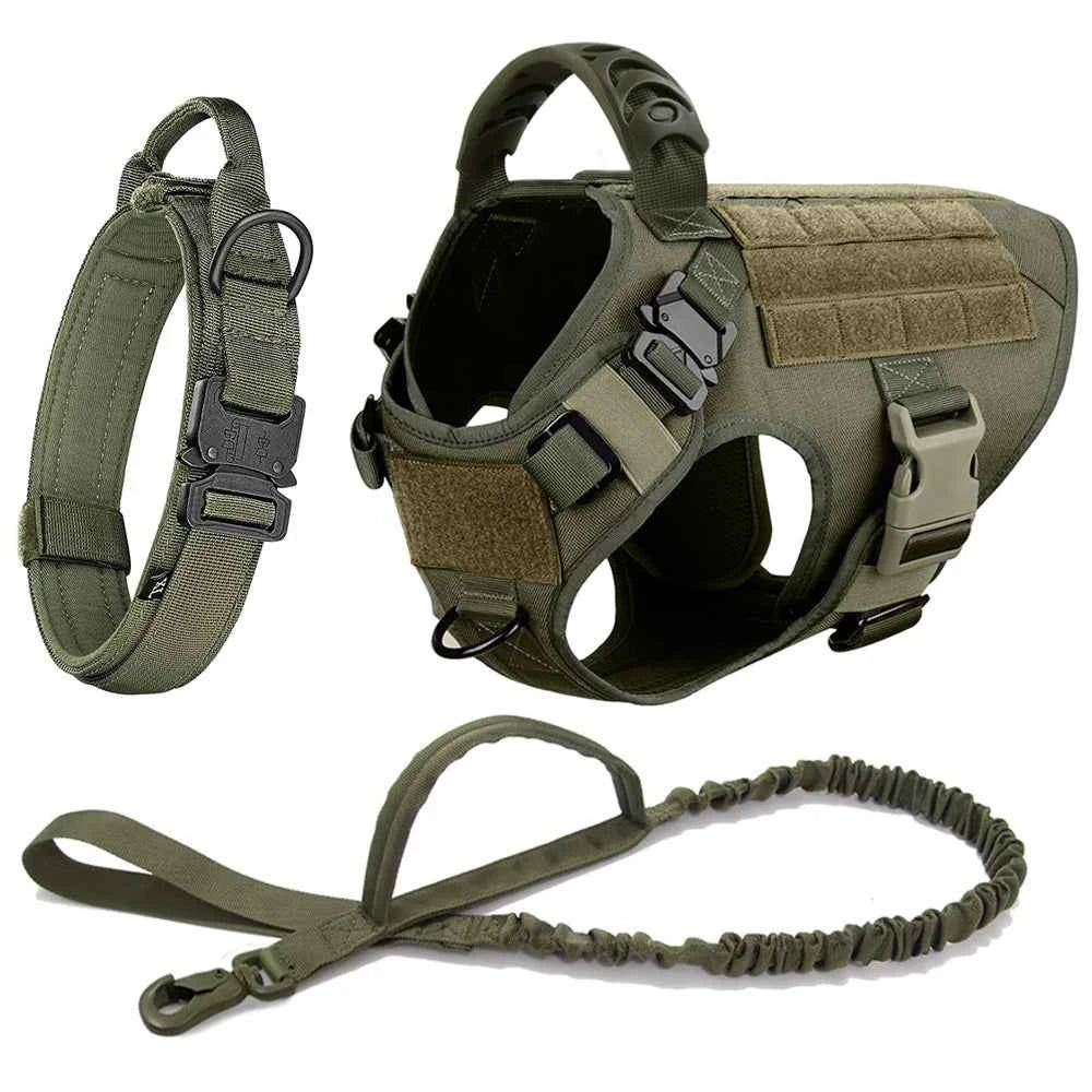 Heavy Duty No Pull Dog Harness and Leash Set