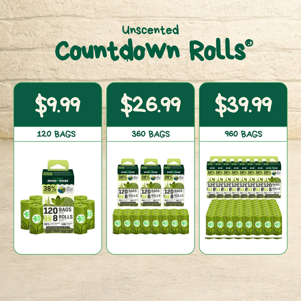 Countdown Rolls® Unscented Poop Bags