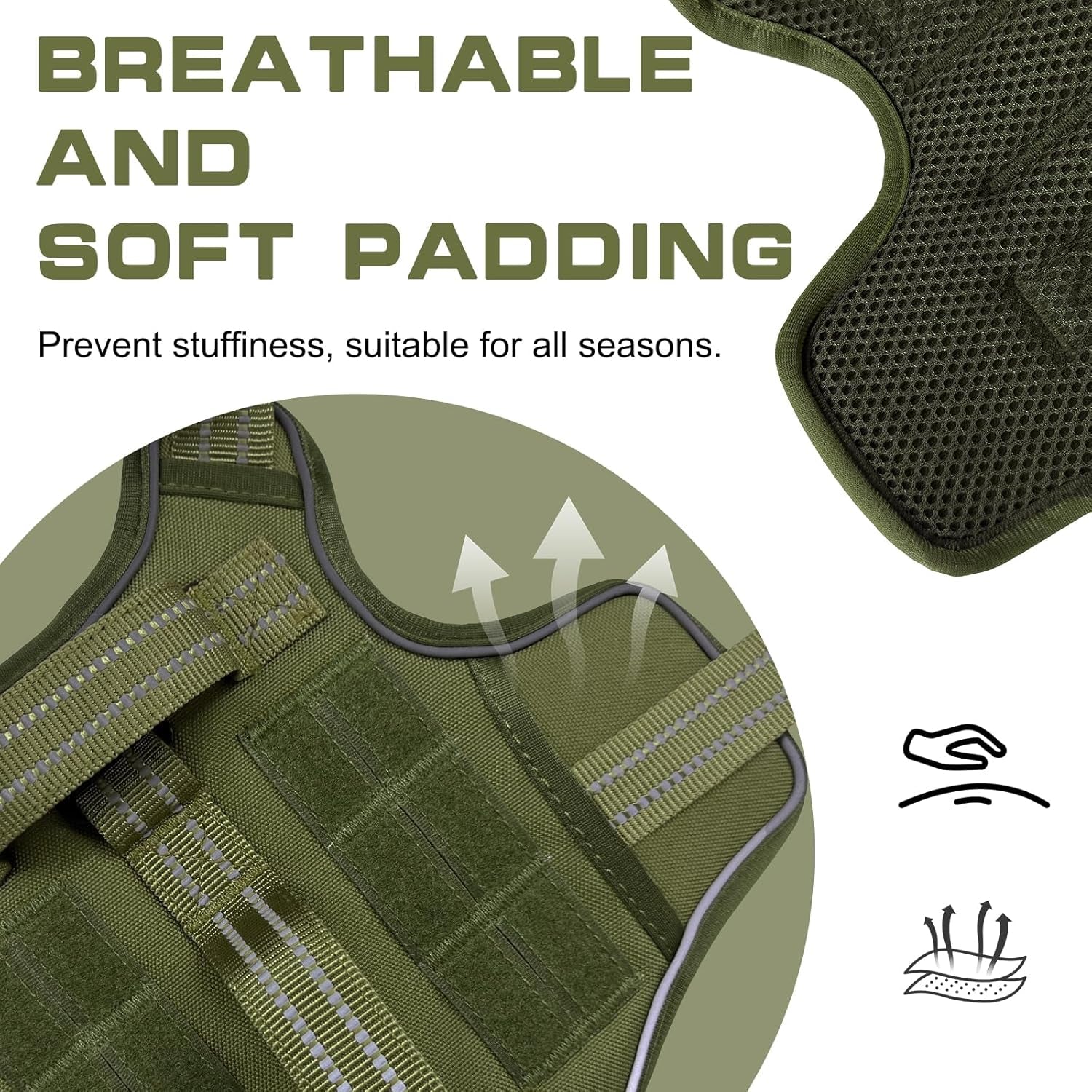 No Pull Tactical Dog Harness
