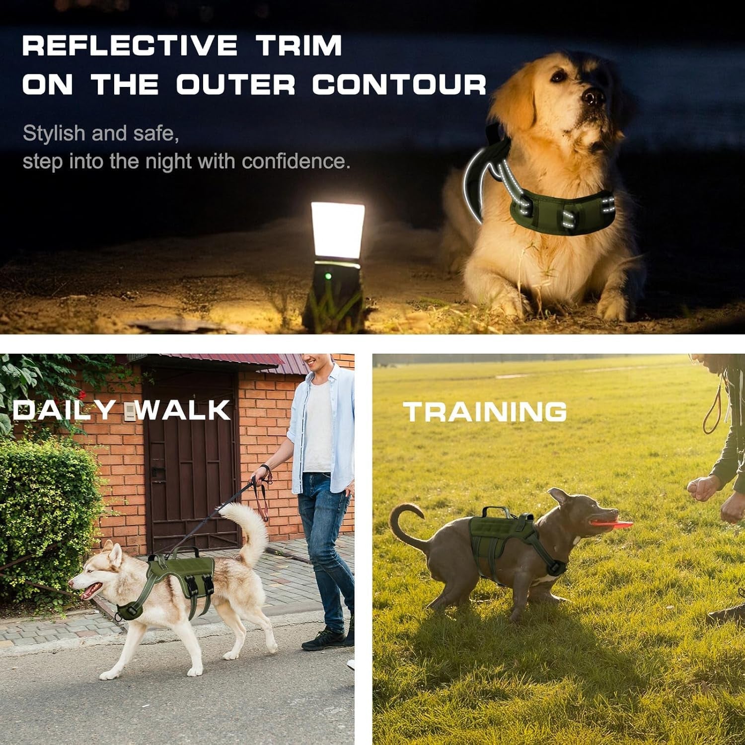 No Pull Tactical Dog Harness