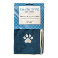Country Living Marine Blue Dog Bath Towel