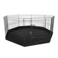Dog Playpen, 8 Panels Foldable Metal Dog Exercise Pen