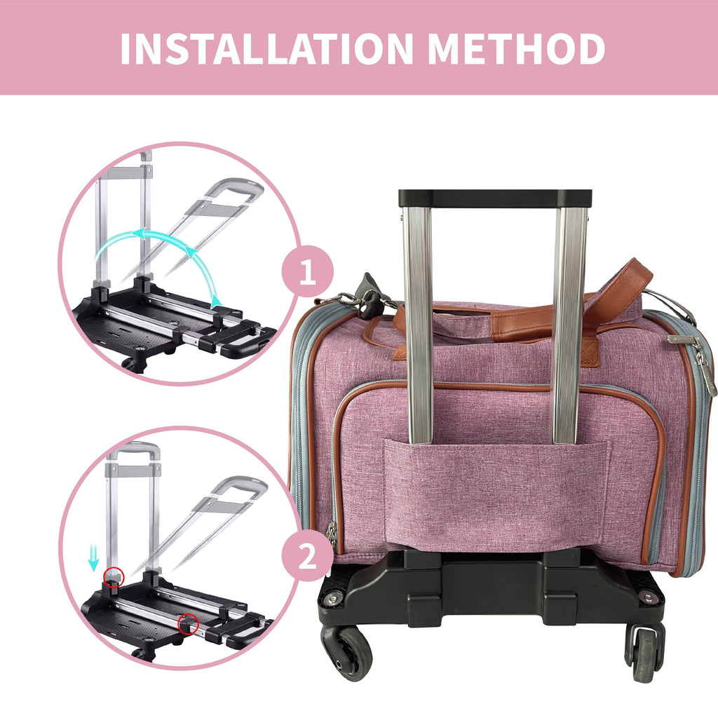 Mr. Peanut's Pet Carrier/Luggage Bag Cart