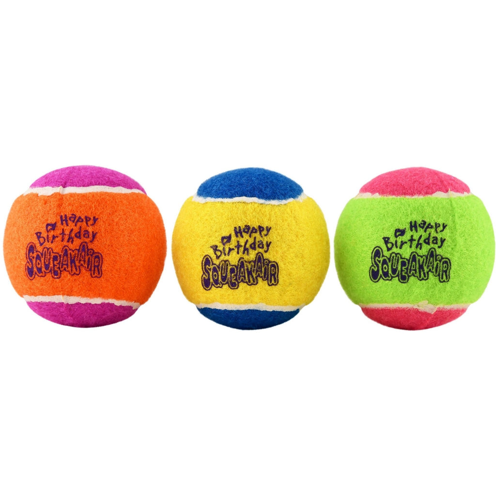 KONG Birthday Squeaker Balls, 3 pk
