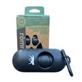 Dog poop bags + bamboo dispenser